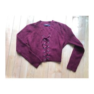 Cropped sweater